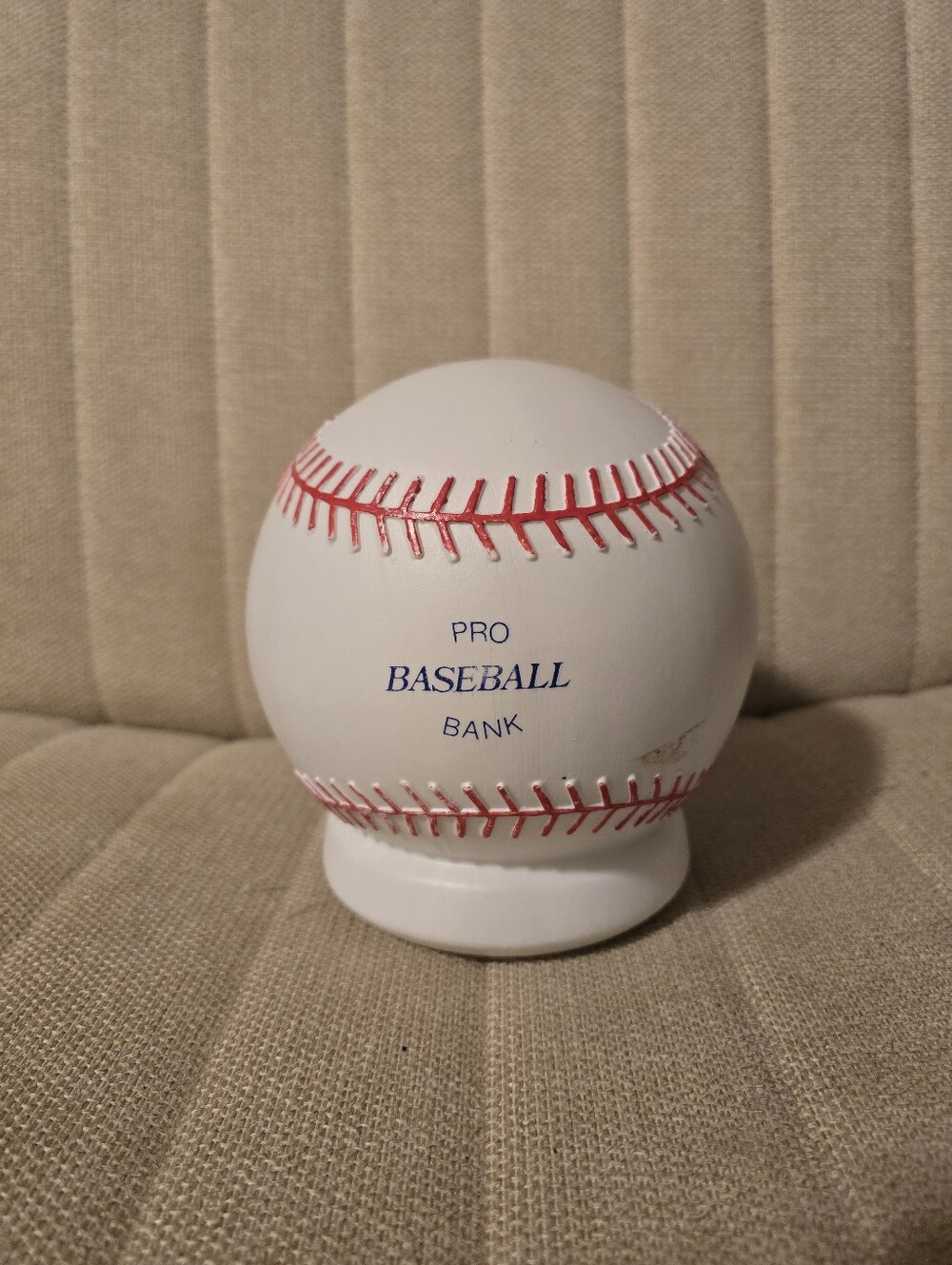 Vintage BASEBALL blowmold Bank
